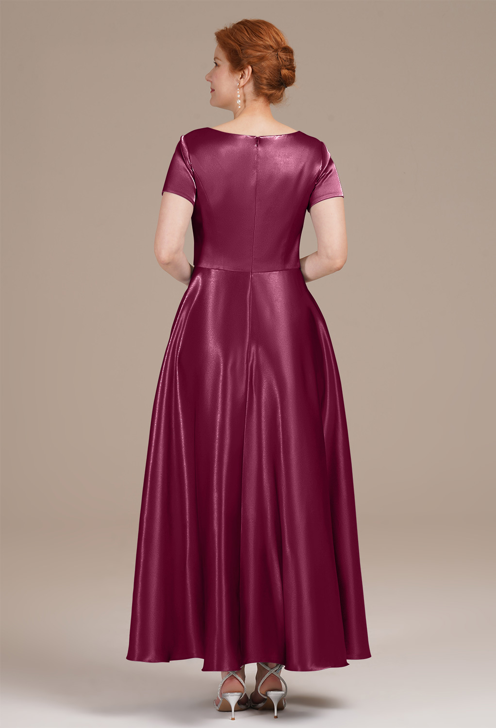 AW Omukama Burgundy  Mother of the Bride Dresses